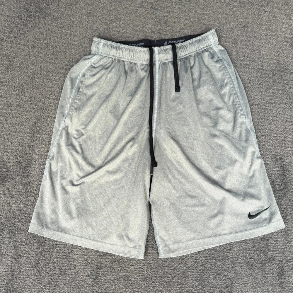 Nike Mens Dri-FIT Athletic Basketball Shorts Gray Small RN56323 CA05553